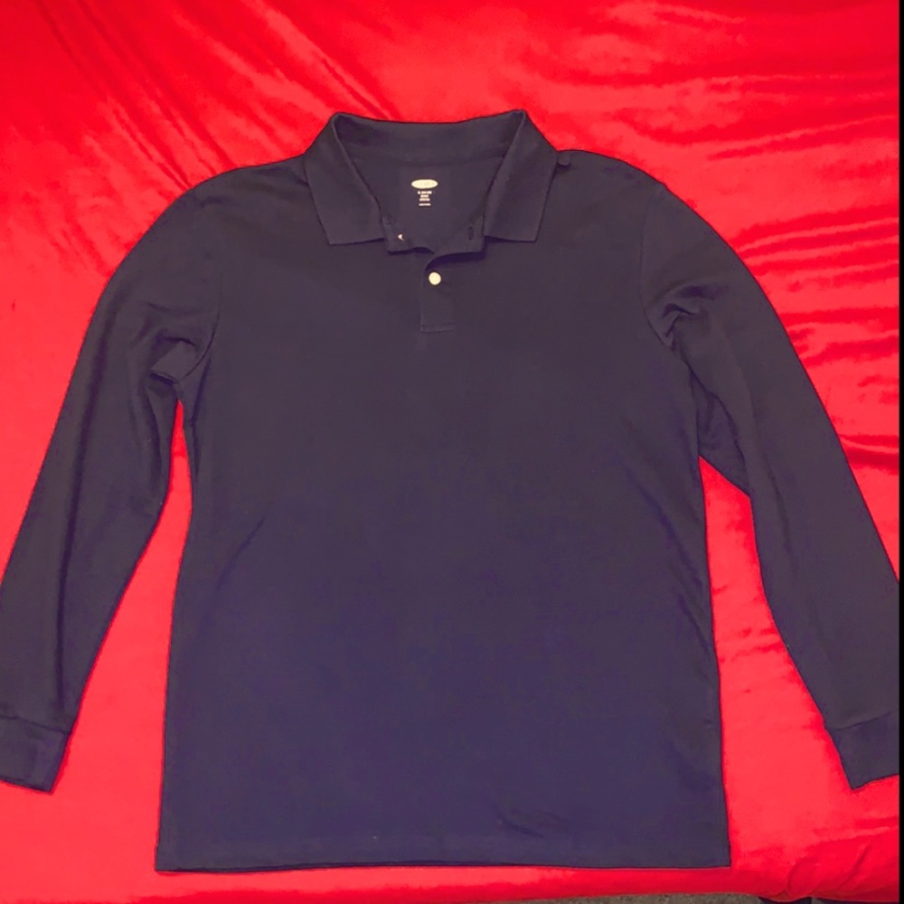 2/$10 NEW WITH TAGS Old Navy Long Sleeve Polo Uniform Shirt
